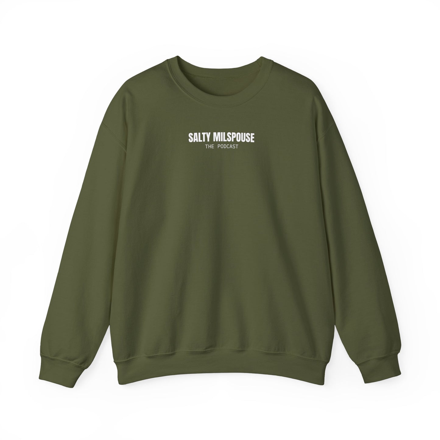 SALTY MILSPOUSE "THE PODCAST" CREWNECK